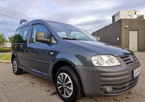 Volkswagen Caddy cena 21900 przebieg: 189000, rok produkcji 2009 z Łódź małe 379